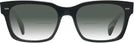 Square Black Oliver Peoples 5332U w/ Gradient Bifocal Reading Sunglasses View #2