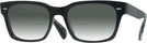 Square Black Oliver Peoples 5332U w/ Gradient Bifocal Reading Sunglasses View #1