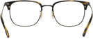 Square Cocobolo-Antique Gold Oliver Peoples 5359 Single Vision Full Frame View #4