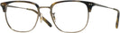 Square Cocobolo-Antique Gold Oliver Peoples 5359 Computer Style Progressive View #1