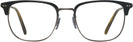 Square Semi-matte Black-olive Tortoise-antique Pewter Oliver Peoples 5359 Computer Style Progressive View #2