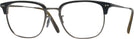 Square Semi-matte Black-olive Tortoise-antique Pewter Oliver Peoples 5359 Single Vision Full Frame View #1