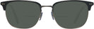 Square Semi-matte Black-olive Tortoise-antique Pewter Oliver Peoples 5359 Bifocal Reading Sunglasses View #2