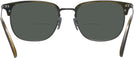 Square Semi-matte Black-olive Tortoise-antique Pewter Oliver Peoples 5359 Bifocal Reading Sunglasses View #4