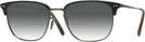 Square Semi-matte Black-olive Tortoise-antique Pewter Oliver Peoples 5359 w/Gradient Bifocal Reading Sunglasses View #1