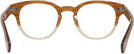 Round Amber Vsb Oliver Peoples 5413U Progressive No-Lines View #4