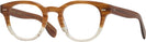 Round Amber Vsb Oliver Peoples 5413U Progressive No-Lines View #1