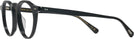 Round Black Oliver Peoples 5504U Computer Style Progressive View #3