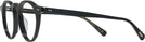 Round Black Oliver Peoples 5504U Progressive No-Lines View #3