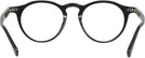 Round Black Oliver Peoples 5504U Computer Style Progressive View #4