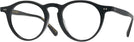 Round Black Oliver Peoples 5504U Computer Style Progressive View #1