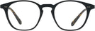 Square Semi Matte Black Oliver Peoples 5533U Progressive No-Lines View #2