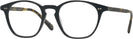 Square Semi Matte Black Oliver Peoples 5533U Computer Style Progressive View #1