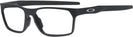 Rectangle Satin Black Oakley OX8032 Single Vision Full Frame View #1