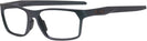 Rectangle Dark Matte Silver/blue Colorshift Oakley OX8032 Single Vision Full Frame View #1