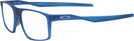 Rectangle Matte Transparent Blue Oakley OX8183L Progressive No-Lines View #3