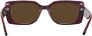 Unique Burgundy With Tortoise Temple Jayne Bifocal Reading Sunglasses View #4