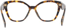 Square Honey Tortoise Prada 20ZV Computer Style Progressive View #4