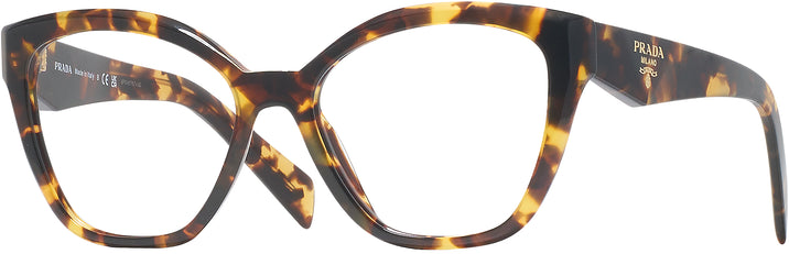 Square Honey Tortoise Prada 20ZV Computer Style Progressive View #1