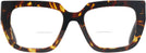 Square,Oversized Havana Magma Prada A03V Bifocal View #2