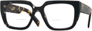 Square,Oversized Havana Black Transparent Prada A03V L Bifocal View #1