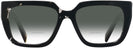 Square,Oversized Havana Black Transparent Prada A03V L w/ Gradient Bifocal Reading Sunglasses View #2