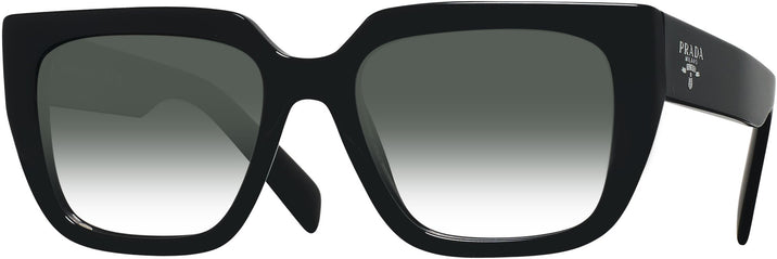  Havana Black Transparent Prada A03V L w/ Gradient Progressive No-Line Reading Sunglasses View #1