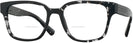 Square HAVANA BLACK/TRANSPARENT Prada A09V Bifocal View #1