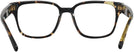 Square HAVANA BLACK/YELLOW Prada A09V Single Vision Full Frame View #4