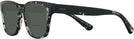 Square HAVANA BLACK/TRANSPARENT Prada A09V Bifocal Reading Sunglasses View #3