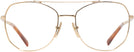 Aviator Gold Prada A58V Progressive No-Lines View #2