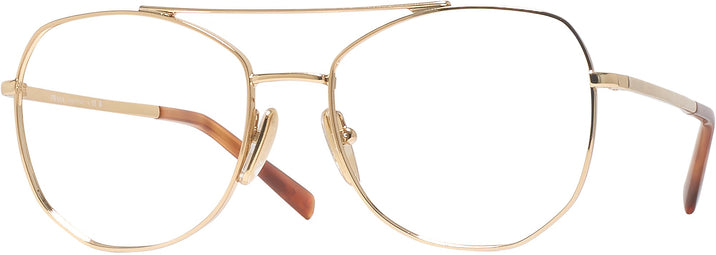 Aviator Gold Prada A58V Progressive No-Lines View #1