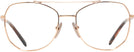 Aviator Rose Gold Prada A58V Progressive No-Lines View #2