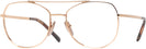 Aviator Rose Gold Prada A58V Progressive No-Lines View #1