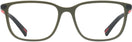 Rectangle Matte Military Green Prada Sport 02RV Computer Style Progressive View #2