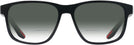 Rectangle Black Prada Sport 06YS L w/ Gradient Bifocal Reading Sunglasses View #2