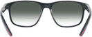 Rectangle Black Prada Sport 06YS L w/ Gradient Bifocal Reading Sunglasses View #4