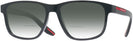 Rectangle Black Prada Sport 06YS L w/ Gradient Bifocal Reading Sunglasses View #1