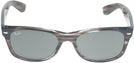 Wayfarer Striped Grey Havana Ray-Ban 2132L View #2