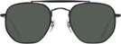 Aviator Black Ray-Ban 3648M Progressive No-Line Reading Sunglasses View #2