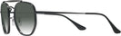 Aviator Black Ray-Ban 3648M w/ Gradient Bifocal Reading Sunglasses View #3