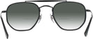 Aviator Black Ray-Ban 3648M w/ Gradient Bifocal Reading Sunglasses View #4