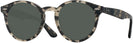 Round Grey Havana Ray-Ban 7680V Progressive No-Line Reading Sunglasses View #1