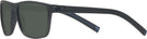 Rectangle Black With Blue Aero Progressive No-Line Reading Sunglasses View #3