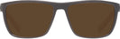 Rectangle Brown With Orange Aero Progressive No-Line Reading Sunglasses View #2