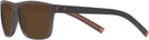 Rectangle Brown With Orange Aero Progressive No-Line Reading Sunglasses View #3