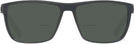 Rectangle Black With Blue Aero Bifocal Reading Sunglasses View #2