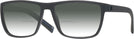 Rectangle Black With Blue Aero w/ Gradient Bifocal Reading Sunglasses View #1