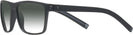 Rectangle Black With Grey Aero w/ Gradient Bifocal Reading Sunglasses View #3