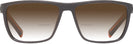 Rectangle Brown With Orange Aero w/ Gradient Bifocal Reading Sunglasses View #2